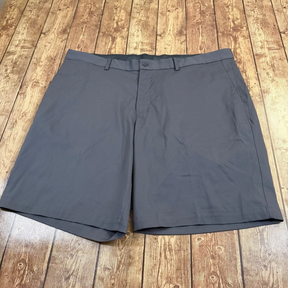 Nike Dri Fit Golf Shorts Mens 40 Gray Standard Fit Performance Stretch